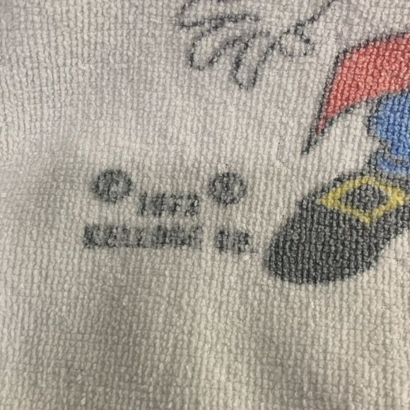 Vintage Kellogg’s Rice Krispies Pop Washcloth - Picture 4 of 17